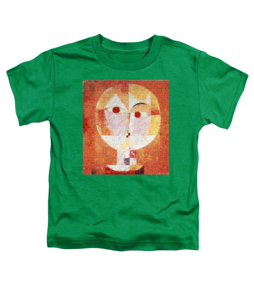 Tribute to Klee - 1 - Toddler T-Shirt - ALEFBET - THE HEBREW LETTERS ART GALLERY