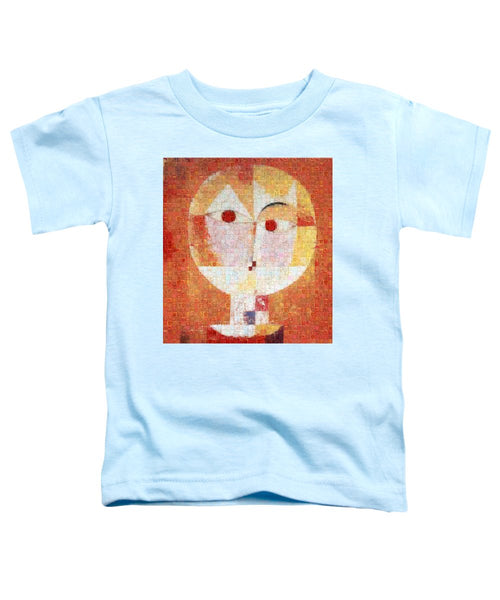 Tribute to Klee - 1 - Toddler T-Shirt - ALEFBET - THE HEBREW LETTERS ART GALLERY