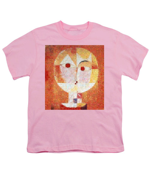Tribute to Klee - 1 - Youth T-Shirt - ALEFBET - THE HEBREW LETTERS ART GALLERY