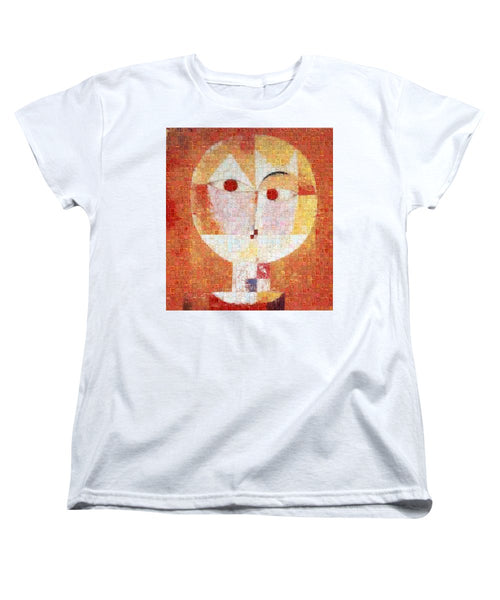 Tribute to Klee - 1 - Women's T-Shirt (Standard Fit) - ALEFBET - THE HEBREW LETTERS ART GALLERY