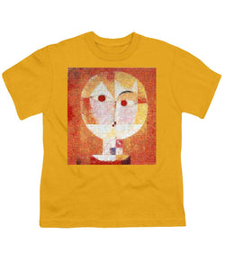 Tribute to Klee - 1 - Youth T-Shirt - ALEFBET - THE HEBREW LETTERS ART GALLERY