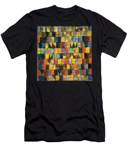 Tribute to Klee - 2 - T-Shirt - ALEFBET - THE HEBREW LETTERS ART GALLERY