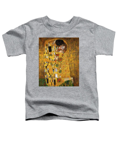 Tribute to Klimt - Toddler T-Shirt - ALEFBET - THE HEBREW LETTERS ART GALLERY