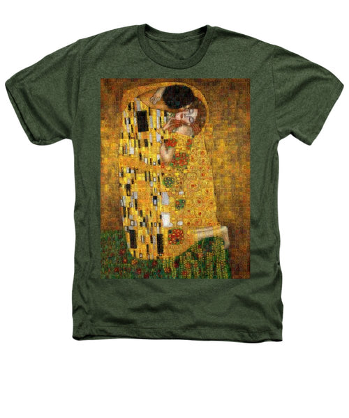 Tribute to Klimt - Heathers T-Shirt - ALEFBET - THE HEBREW LETTERS ART GALLERY