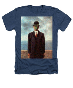 Tribute to MAgritte - Heathers T-Shirt - ALEFBET - THE HEBREW LETTERS ART GALLERY