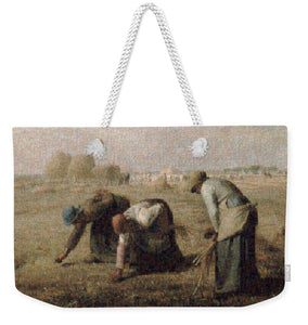 Tribute to Millet - Weekender Tote Bag - ALEFBET - THE HEBREW LETTERS ART GALLERY