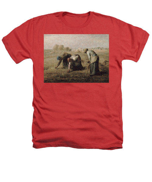 Tribute to Millet - Heathers T-Shirt - ALEFBET - THE HEBREW LETTERS ART GALLERY
