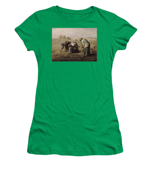 Tribute to Millet - Women's T-Shirt - ALEFBET - THE HEBREW LETTERS ART GALLERY