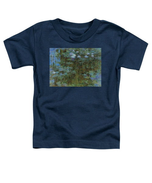 Tribute to Monet - 1 - Toddler T-Shirt - ALEFBET - THE HEBREW LETTERS ART GALLERY