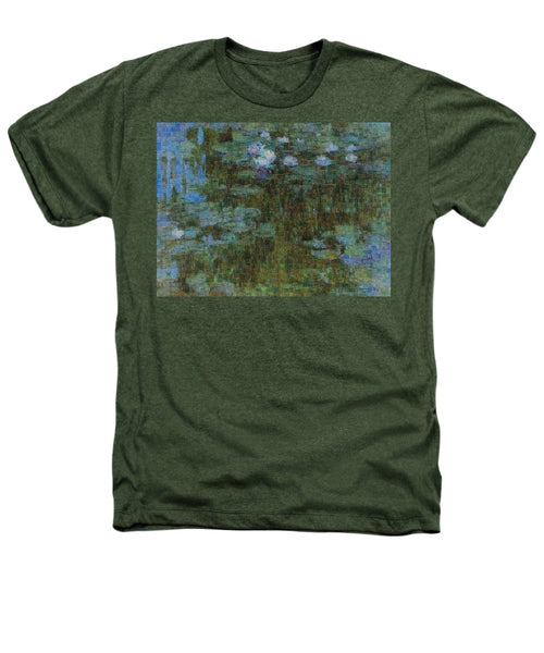 Tribute to Monet - 1 - Heathers T-Shirt - ALEFBET - THE HEBREW LETTERS ART GALLERY