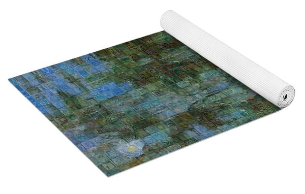 Tribute to Monet - 1 - Yoga Mat - ALEFBET - THE HEBREW LETTERS ART GALLERY