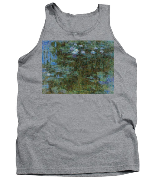 Tribute to Monet - 1 - Tank Top - ALEFBET - THE HEBREW LETTERS ART GALLERY