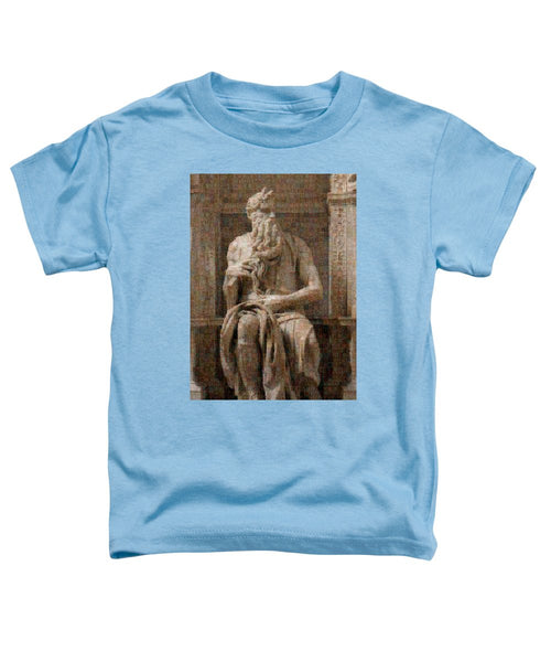 Tribute to Moses - Toddler T-Shirt - ALEFBET - THE HEBREW LETTERS ART GALLERY