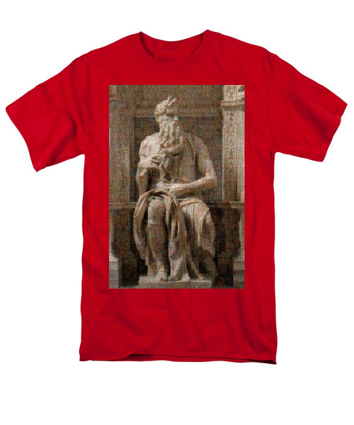 Tribute to Moses - Men's T-Shirt  (Regular Fit) - ALEFBET - THE HEBREW LETTERS ART GALLERY