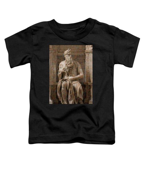 Tribute to Moses - Toddler T-Shirt - ALEFBET - THE HEBREW LETTERS ART GALLERY