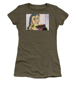 Tribute to Picasso - 3 - Women's T-Shirt - ALEFBET - THE HEBREW LETTERS ART GALLERY