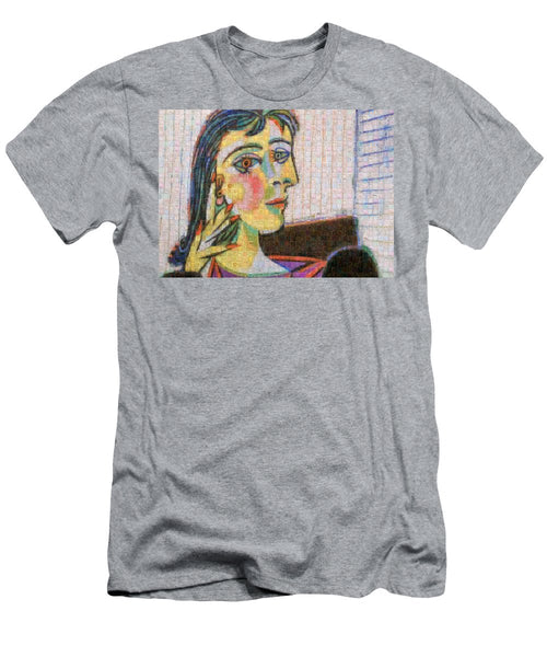 Tribute to Picasso - 3 - T-Shirt - ALEFBET - THE HEBREW LETTERS ART GALLERY