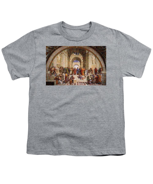 Tribute to Raffaello - Youth T-Shirt - ALEFBET - THE HEBREW LETTERS ART GALLERY