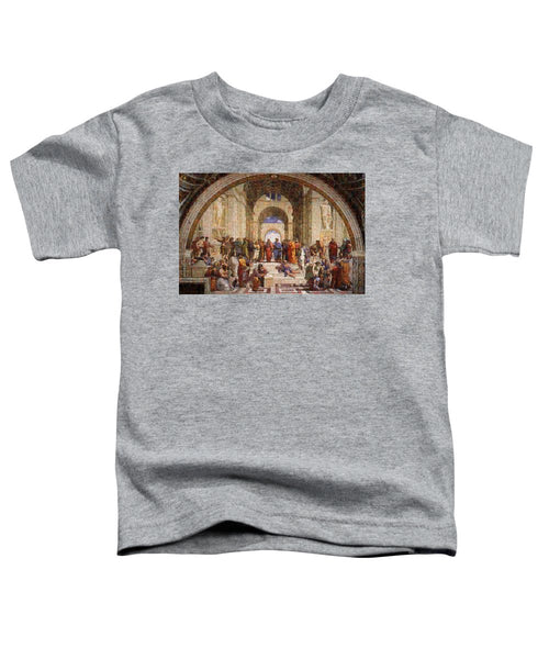 Tribute to Raffaello - Toddler T-Shirt - ALEFBET - THE HEBREW LETTERS ART GALLERY