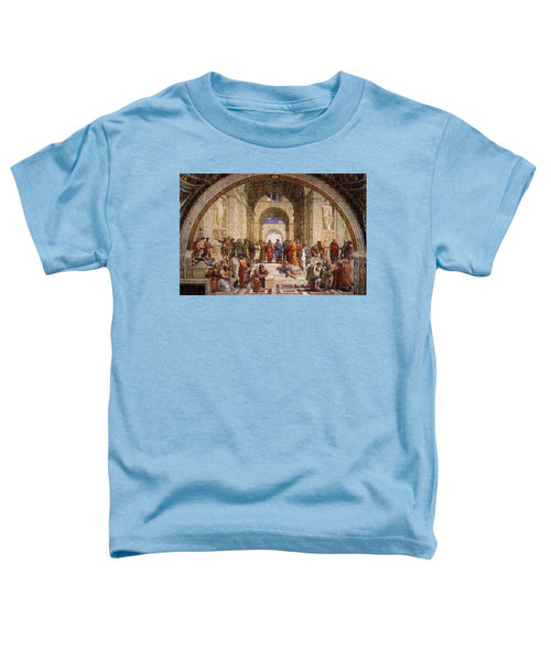 Tribute to Raffaello - Toddler T-Shirt - ALEFBET - THE HEBREW LETTERS ART GALLERY