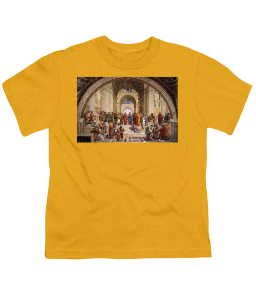 Tribute to Raffaello - Youth T-Shirt - ALEFBET - THE HEBREW LETTERS ART GALLERY