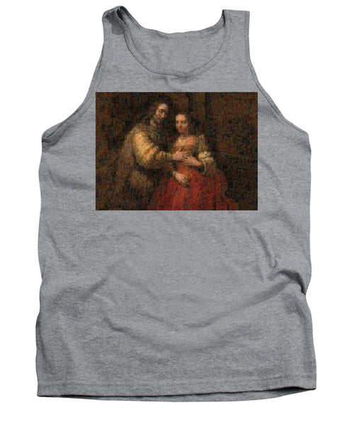 Tribute to Rembrandt - Tank Top - ALEFBET - THE HEBREW LETTERS ART GALLERY