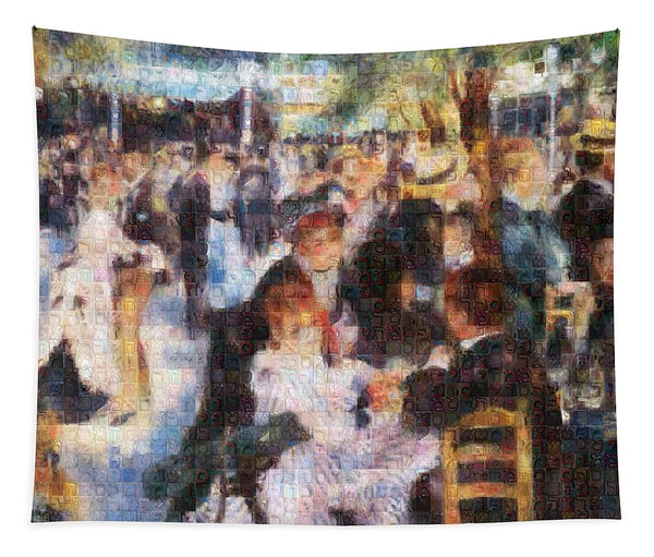 Tribute to Renoir - Tapestry - ALEFBET - THE HEBREW LETTERS ART GALLERY