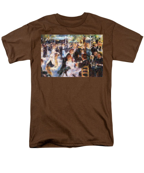 Tribute to Renoir - Men's T-Shirt  (Regular Fit) - ALEFBET - THE HEBREW LETTERS ART GALLERY