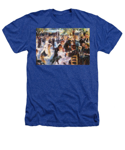 Tribute to Renoir - Heathers T-Shirt - ALEFBET - THE HEBREW LETTERS ART GALLERY