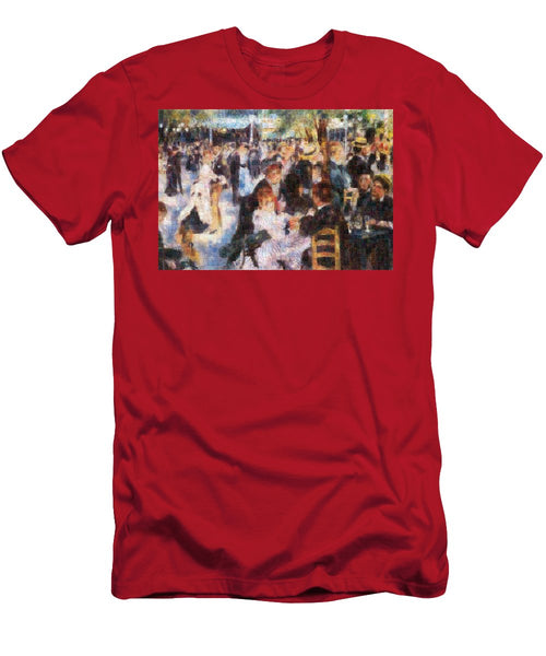 Tribute to Renoir - T-Shirt - ALEFBET - THE HEBREW LETTERS ART GALLERY