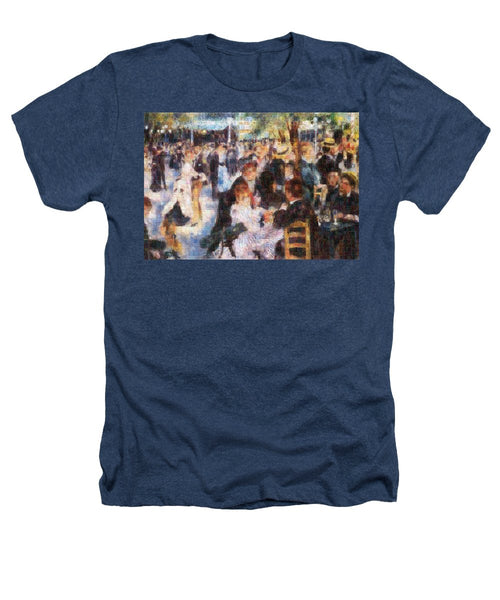 Tribute to Renoir - Heathers T-Shirt - ALEFBET - THE HEBREW LETTERS ART GALLERY
