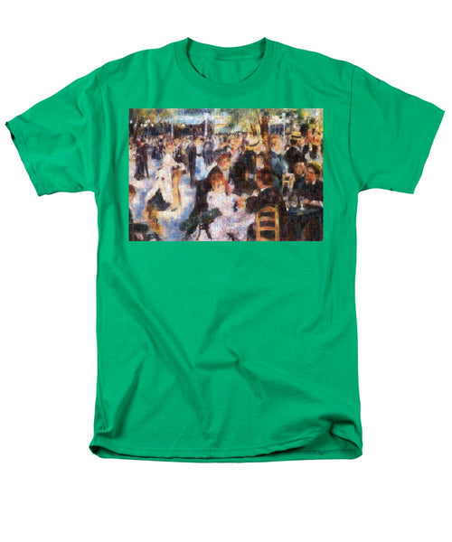 Tribute to Renoir - Men's T-Shirt  (Regular Fit) - ALEFBET - THE HEBREW LETTERS ART GALLERY