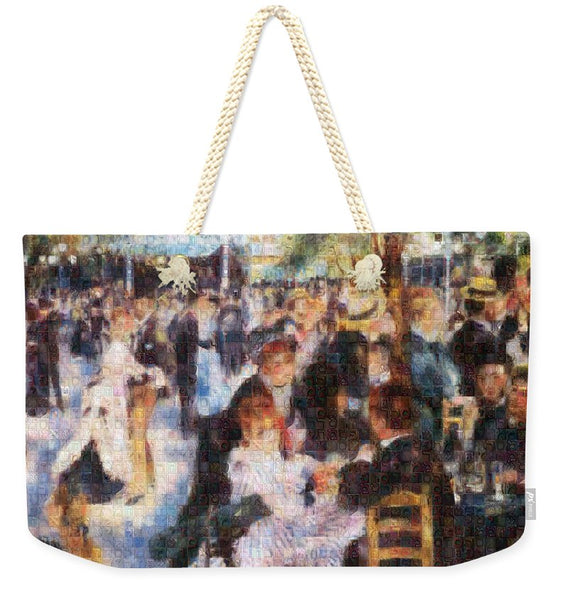 Tribute to Renoir - Weekender Tote Bag - ALEFBET - THE HEBREW LETTERS ART GALLERY