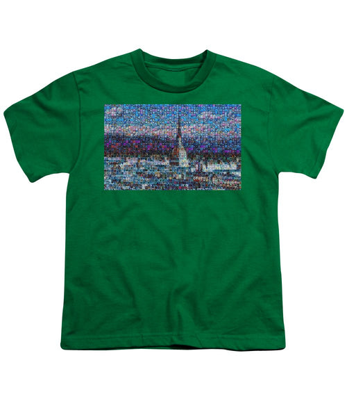 Tribute to Torino - 2 - Youth T-Shirt - ALEFBET - THE HEBREW LETTERS ART GALLERY