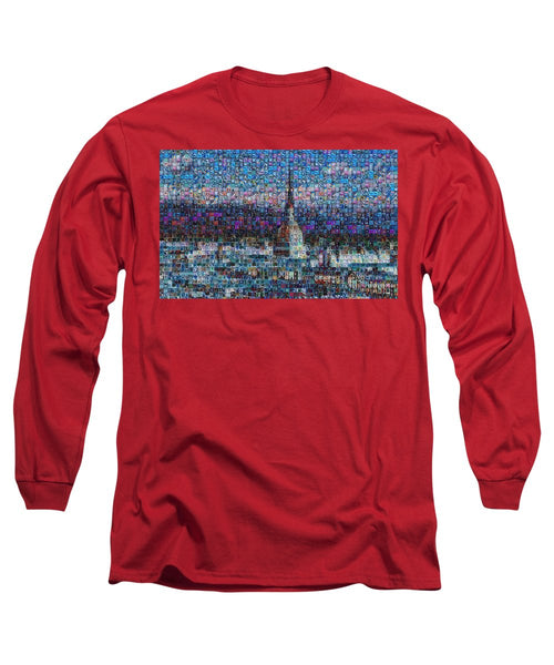Tribute to Torino - 2 - Long Sleeve T-Shirt - ALEFBET - THE HEBREW LETTERS ART GALLERY