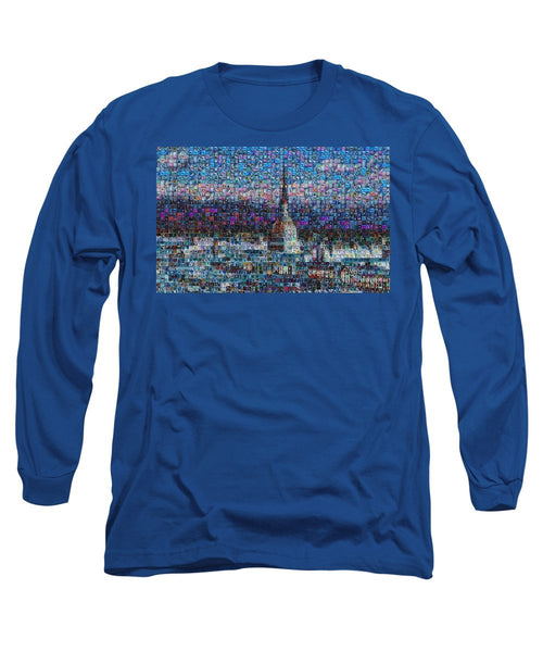 Tribute to Torino - 2 - Long Sleeve T-Shirt - ALEFBET - THE HEBREW LETTERS ART GALLERY