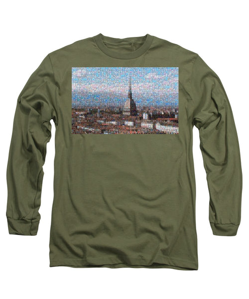 Tribute to Torino - Long Sleeve T-Shirt - ALEFBET - THE HEBREW LETTERS ART GALLERY