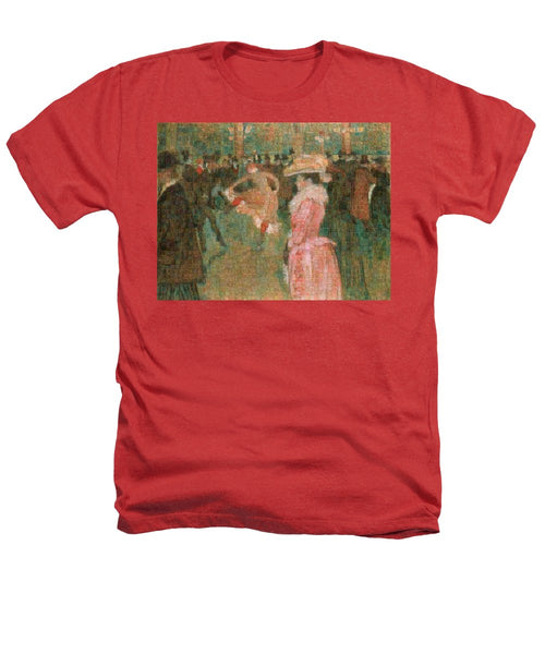 Tribute to Toulouse Lautrec - Heathers T-Shirt - ALEFBET - THE HEBREW LETTERS ART GALLERY