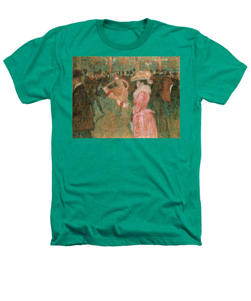 Tribute to Toulouse Lautrec - Heathers T-Shirt - ALEFBET - THE HEBREW LETTERS ART GALLERY