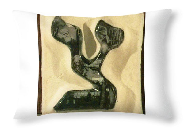 Tzadikim 2 - Throw Pillow - ALEFBET - THE HEBREW LETTERS ART GALLERY