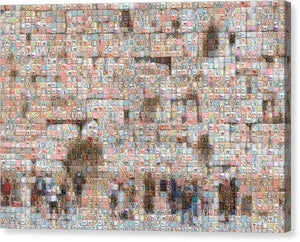 Western Wall - Canvas Print - ALEFBET - THE HEBREW LETTERS ART GALLERY