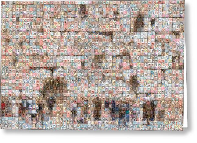 Western Wall - Greeting Card - ALEFBET - THE HEBREW LETTERS ART GALLERY