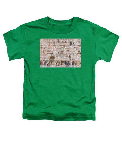 Western Wall - Toddler T-Shirt - ALEFBET - THE HEBREW LETTERS ART GALLERY