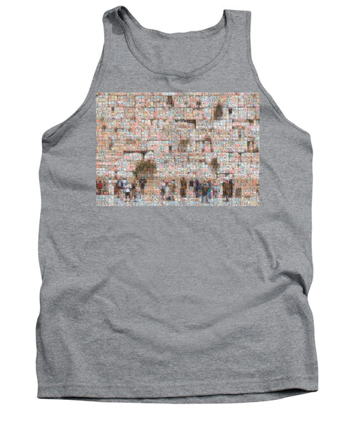 Western Wall - Tank Top - ALEFBET - THE HEBREW LETTERS ART GALLERY