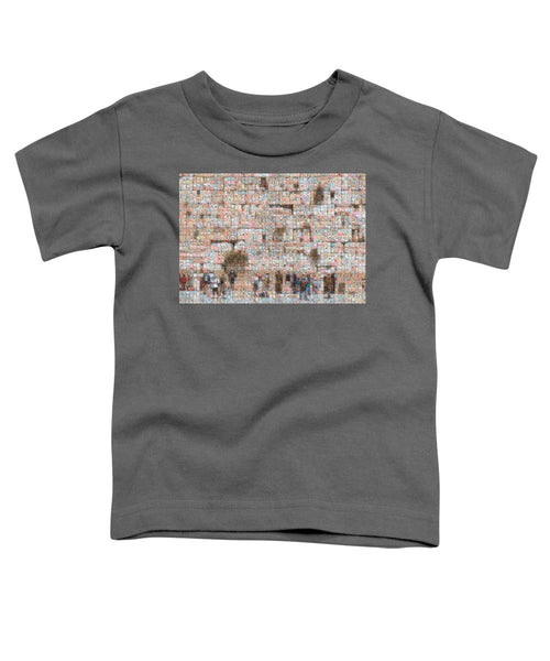 Western Wall - Toddler T-Shirt - ALEFBET - THE HEBREW LETTERS ART GALLERY