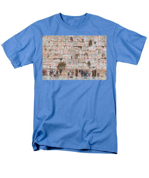 Western Wall - Men's T-Shirt  (Regular Fit) - ALEFBET - THE HEBREW LETTERS ART GALLERY