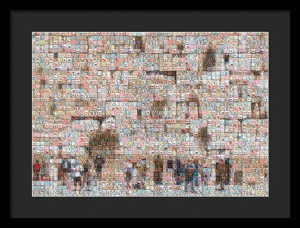 Western Wall - Framed Print - ALEFBET - THE HEBREW LETTERS ART GALLERY