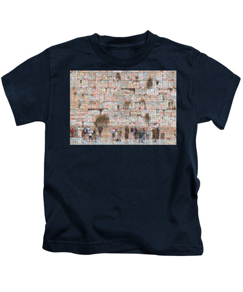 Western Wall - Kids T-Shirt - ALEFBET - THE HEBREW LETTERS ART GALLERY