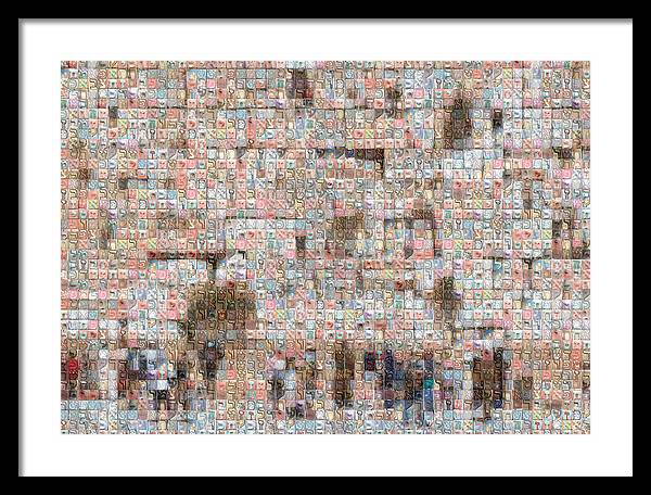 Western Wall - Framed Print - ALEFBET - THE HEBREW LETTERS ART GALLERY