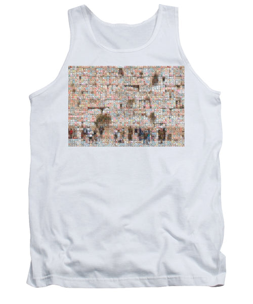 Western Wall - Tank Top - ALEFBET - THE HEBREW LETTERS ART GALLERY